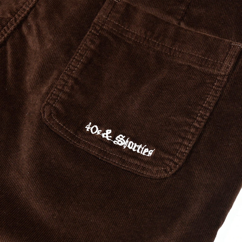 40s & Shorties - Corduroy Shorts , brown