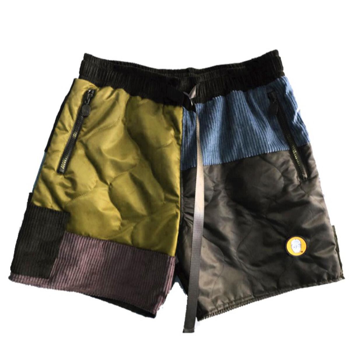 Individualist - Fabric Block Shorts , multi color