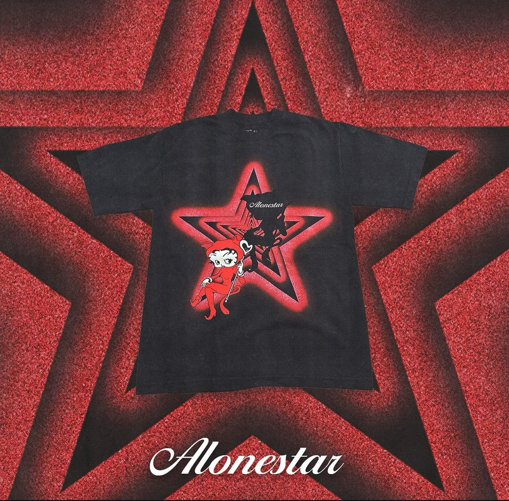 Alone Star - Boop tshirt black