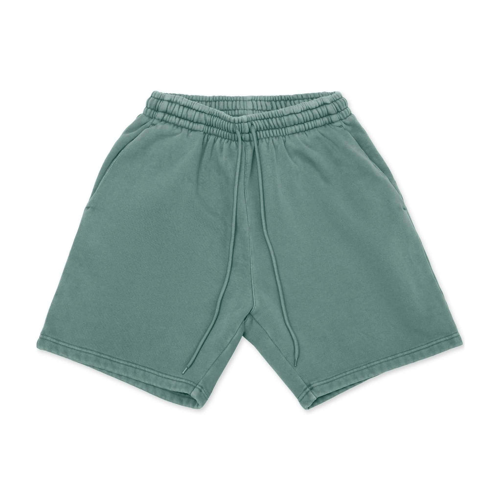 Cotton Collective - Sagebrush green dunk shorts