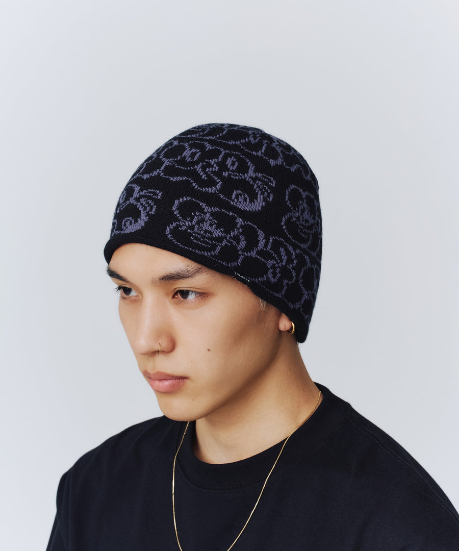 Xlarge - Graffiti knit cap , black