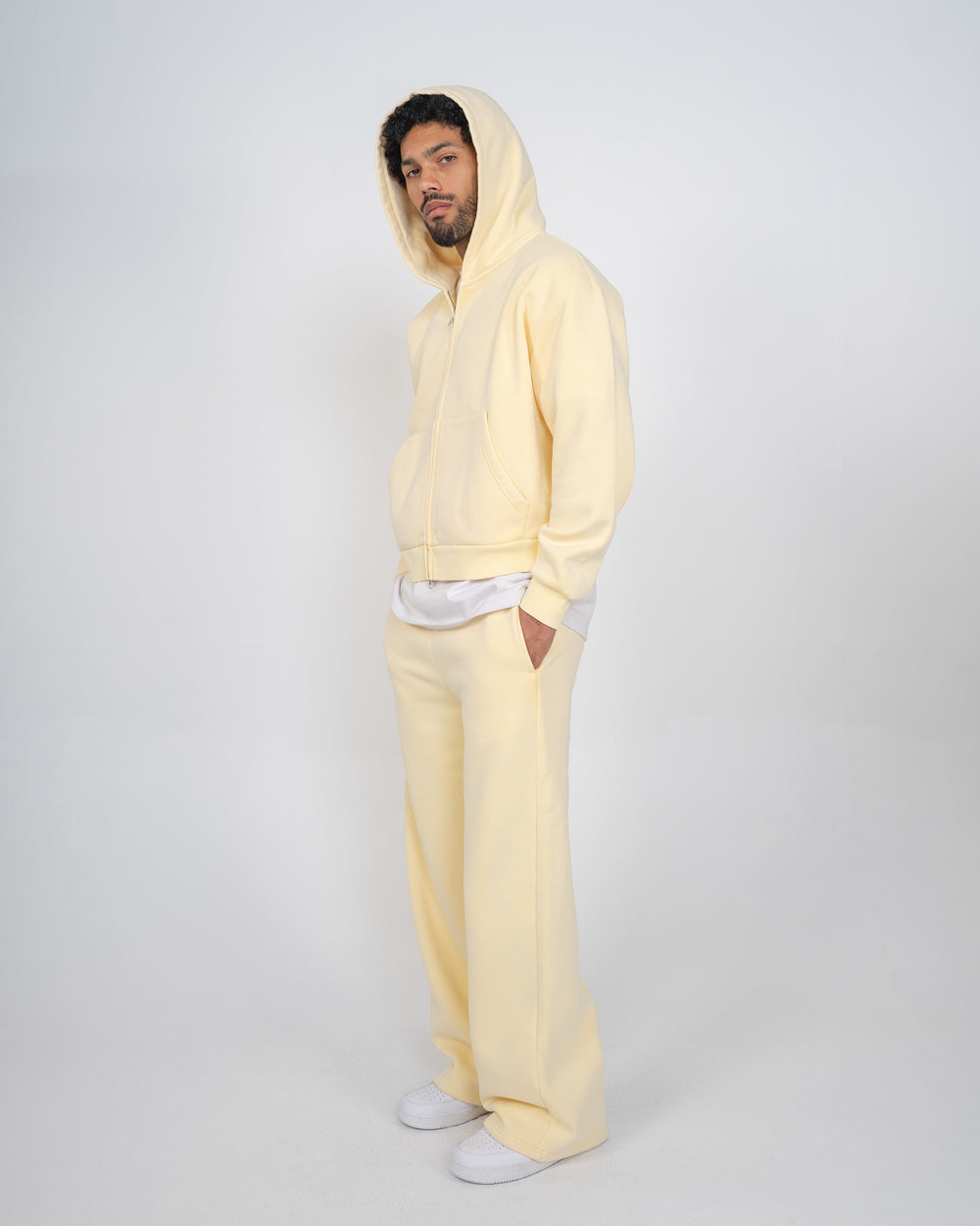 Eptm - Vintage zip up hoodie yellow