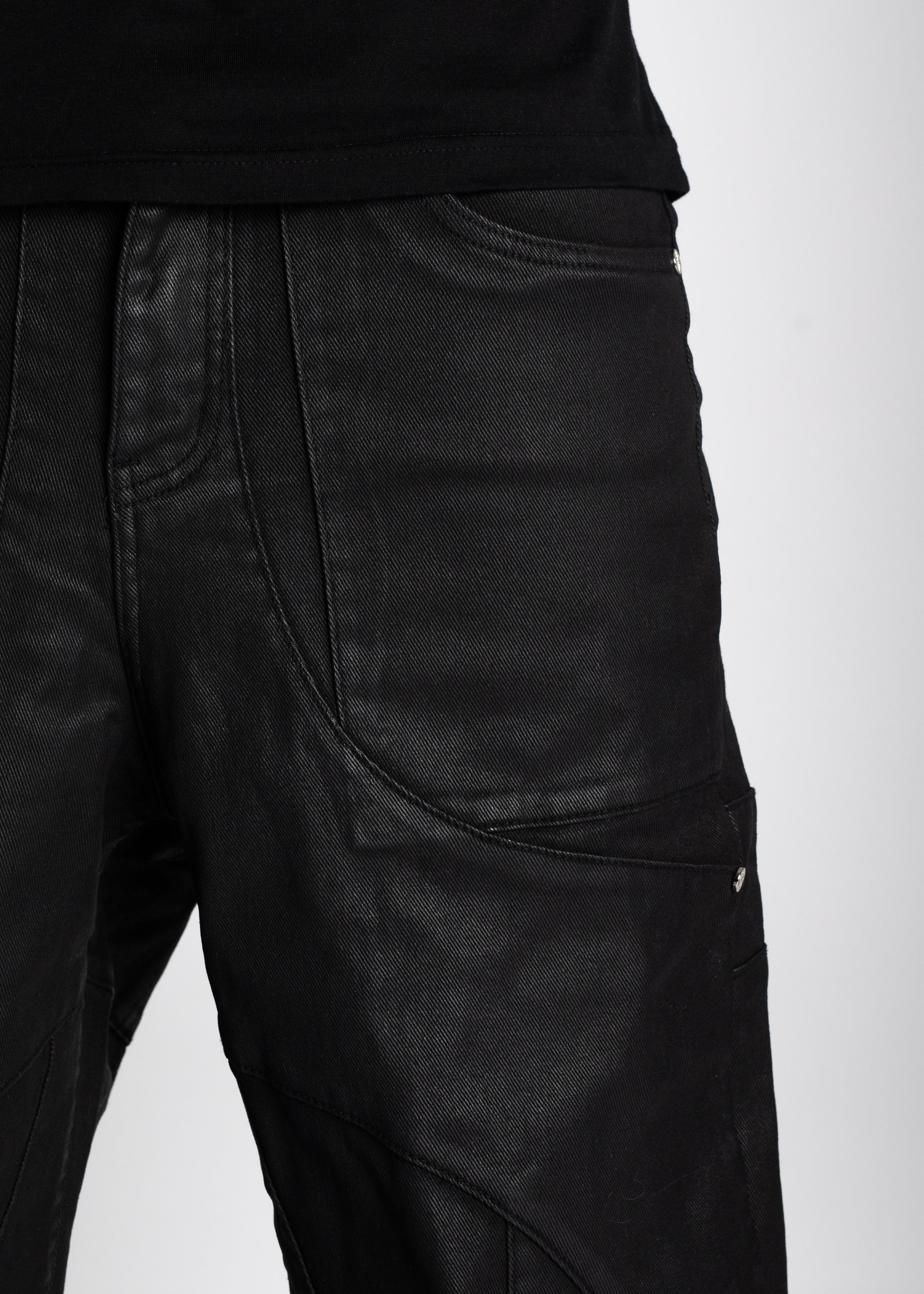 Guapi - Celtics waxed denim black