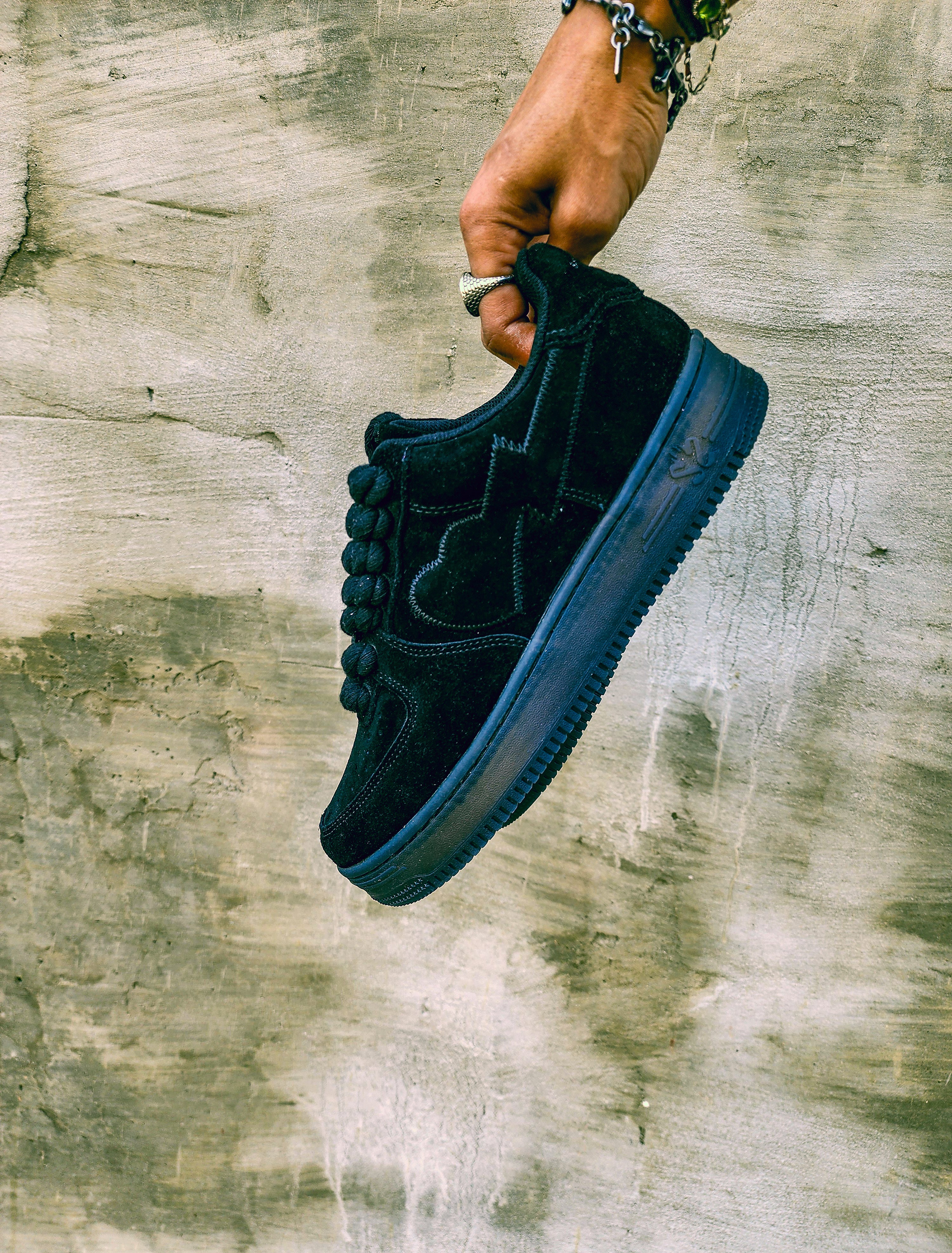 Sadboy Saga - Black suede v2 sneaker