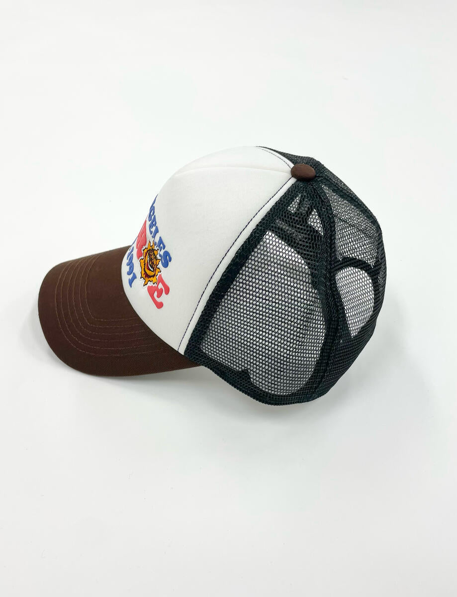 XLARGE ; xL burning mesh cap black-brown
