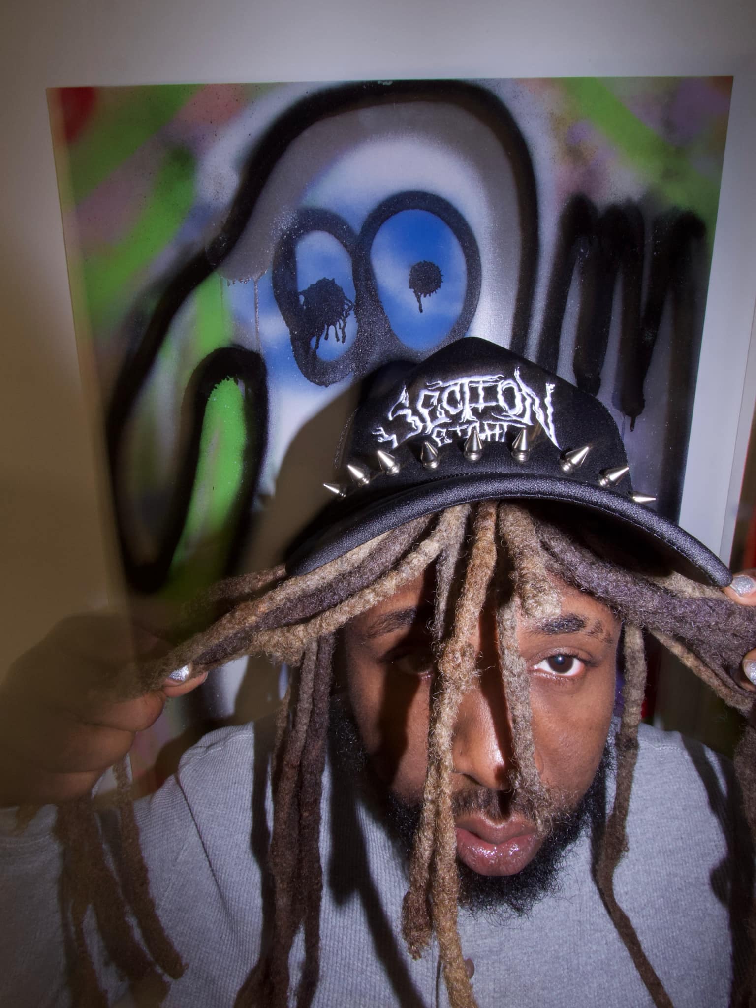 Section 8 - Spike trucker hat blk