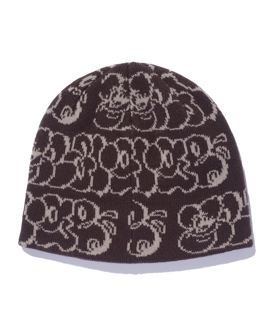 Xlarge - Graffiti knit cap , brown