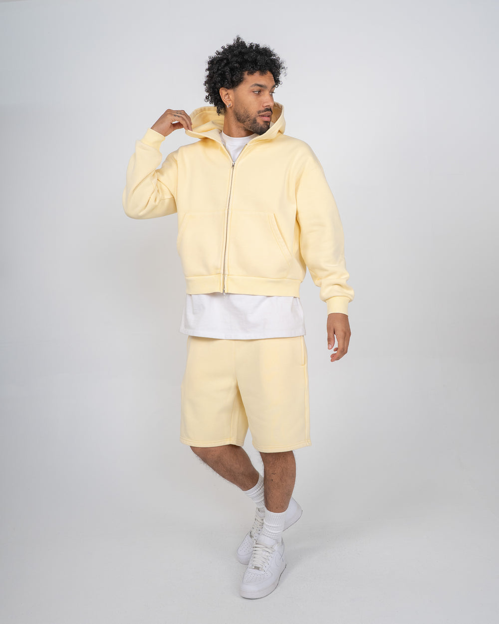 Eptm - Vintage zip up hoodie yellow