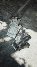 Paint - tPs asymmetric brutalist gloves