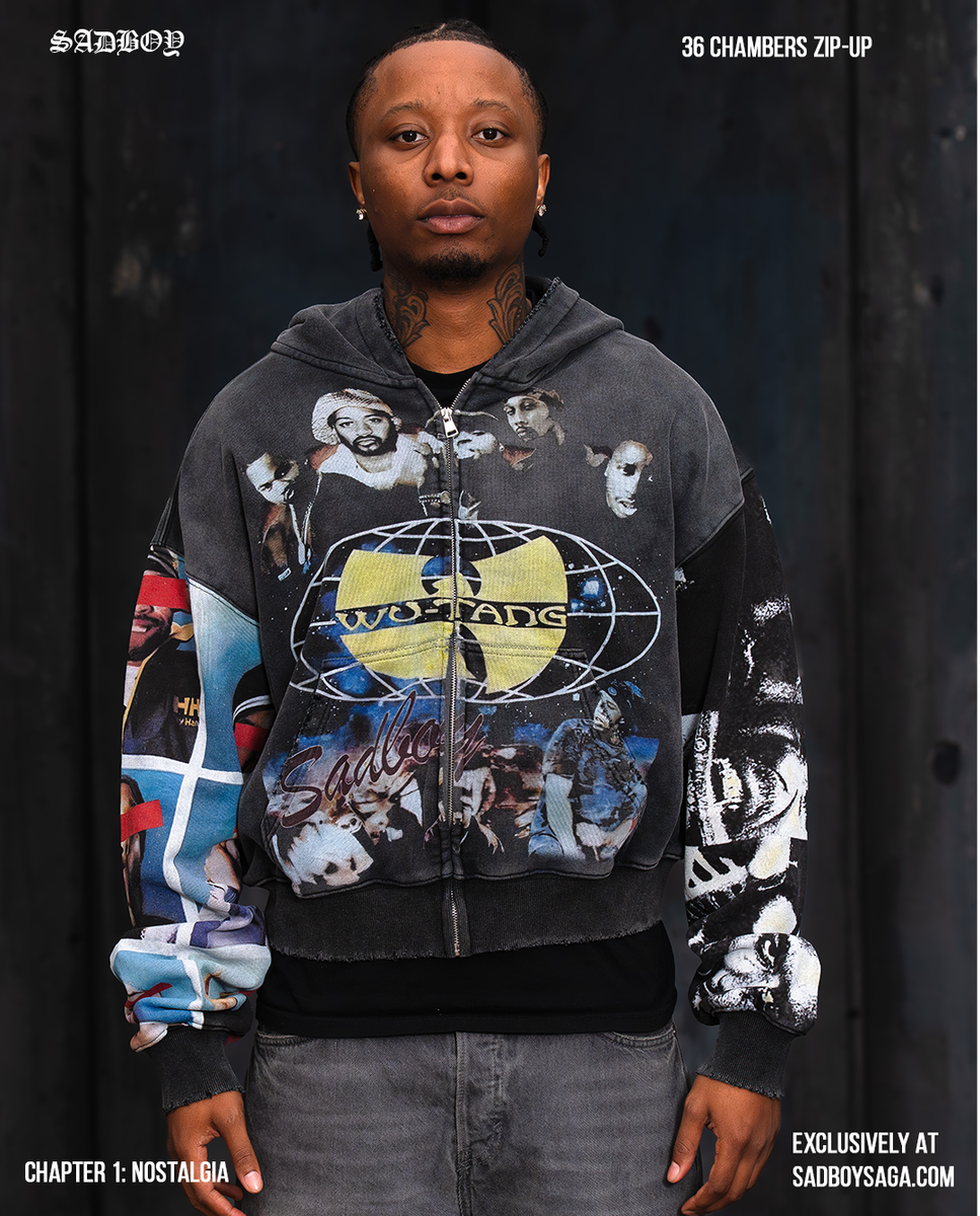 Sadboy Saga - 36 chambers zip up hoody