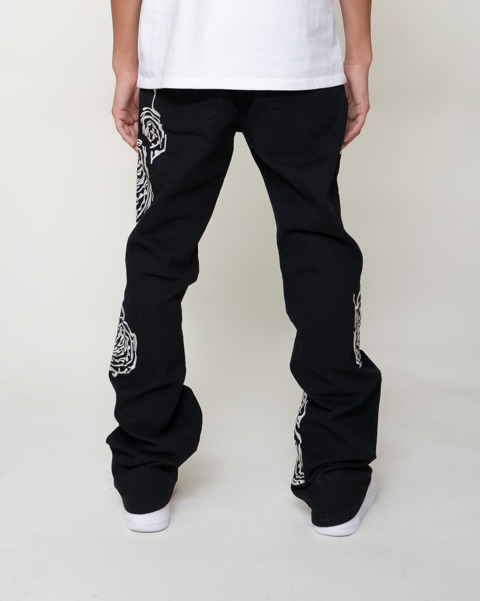 Eptm - Sequoia Flared Pants , black denim