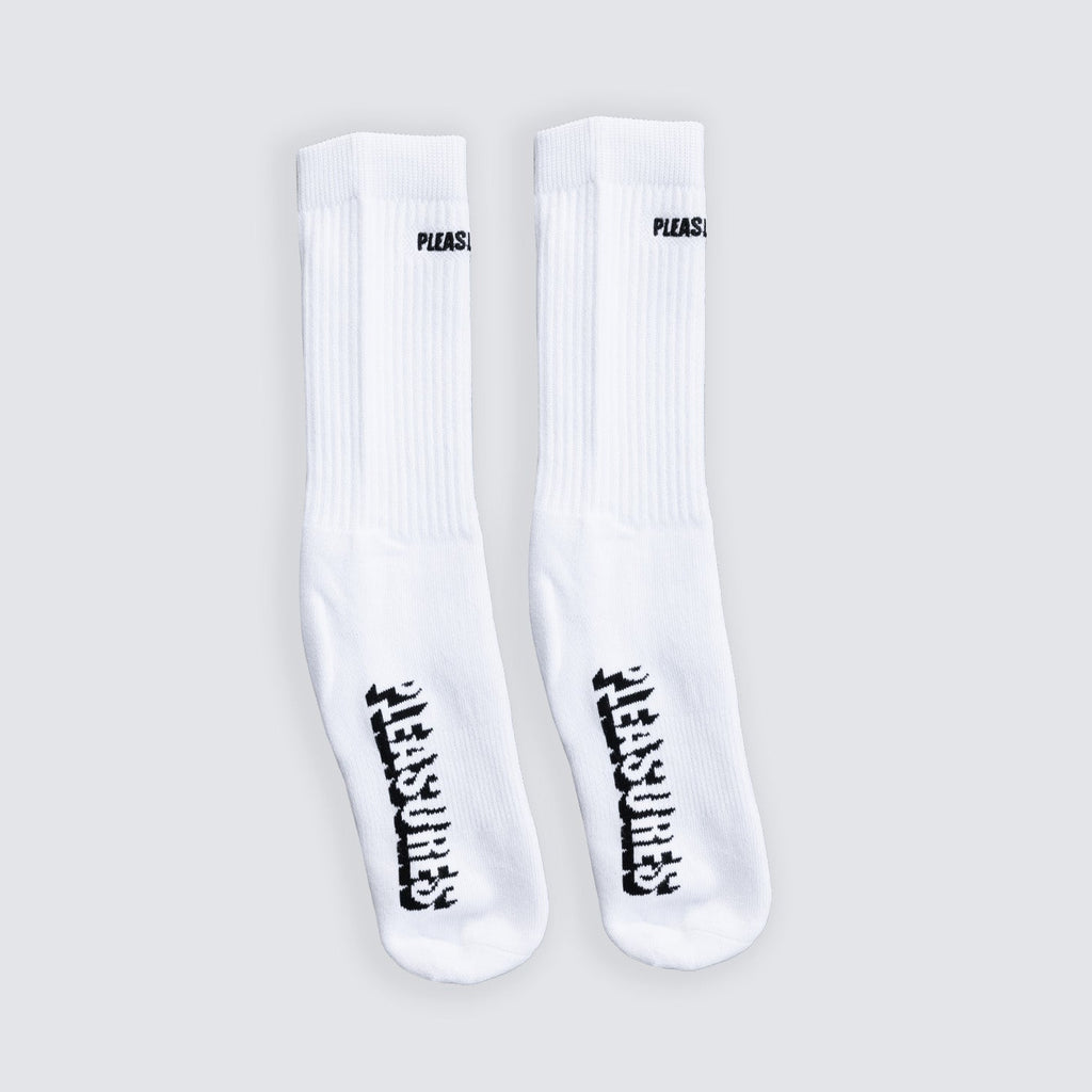 Pleasures - Knock out socks , white