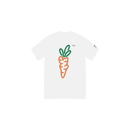 Carrots ; Signature carrot tee , wht