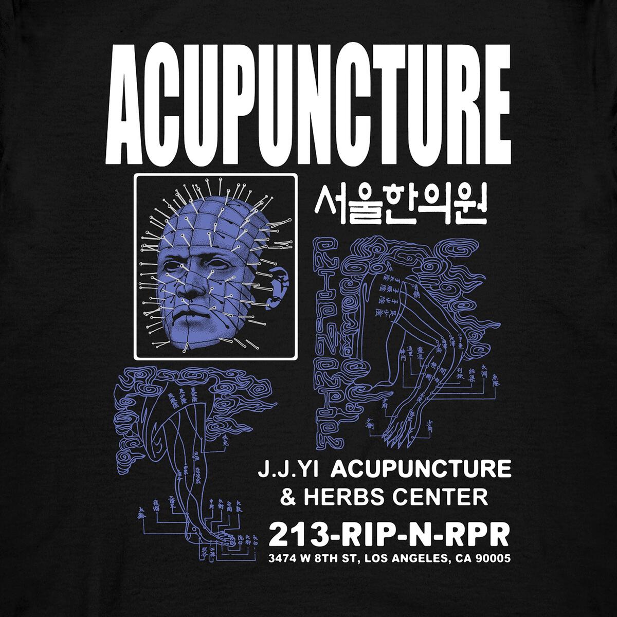 Rip n Repair ; wellness center tee , blk