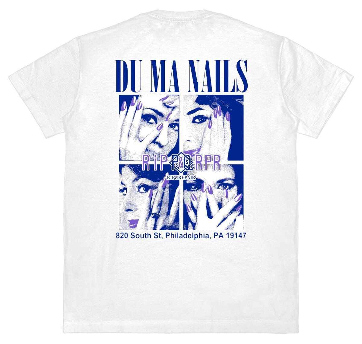 Rip n Repair x Ps & Qs ; Du ma tee, wht