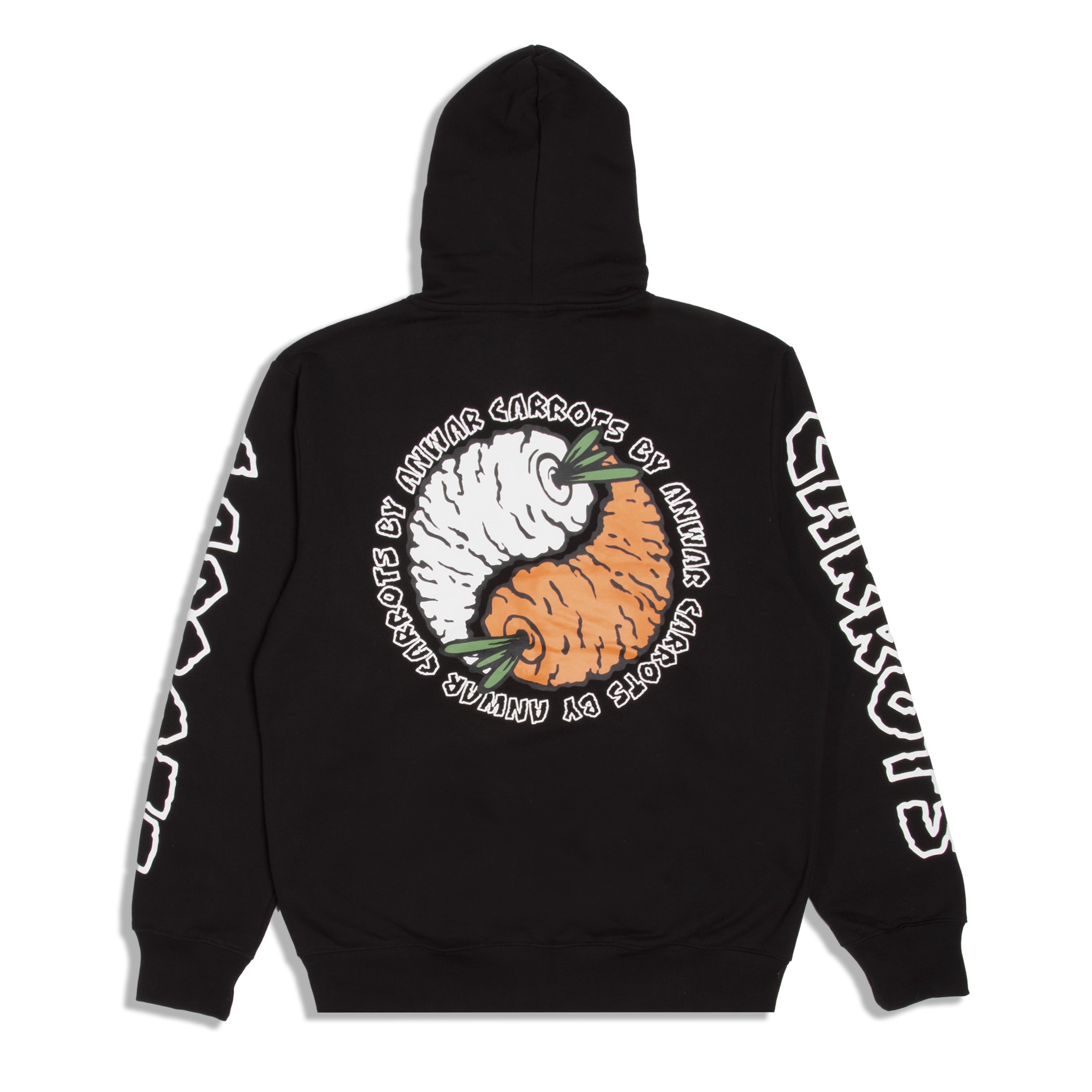 Carrots ; Yang zip hoodie , blk
