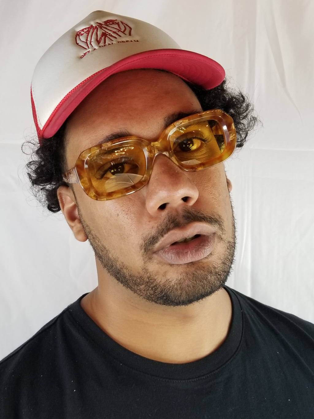 Glvss Eyewear Brand ; crush Havana yellow