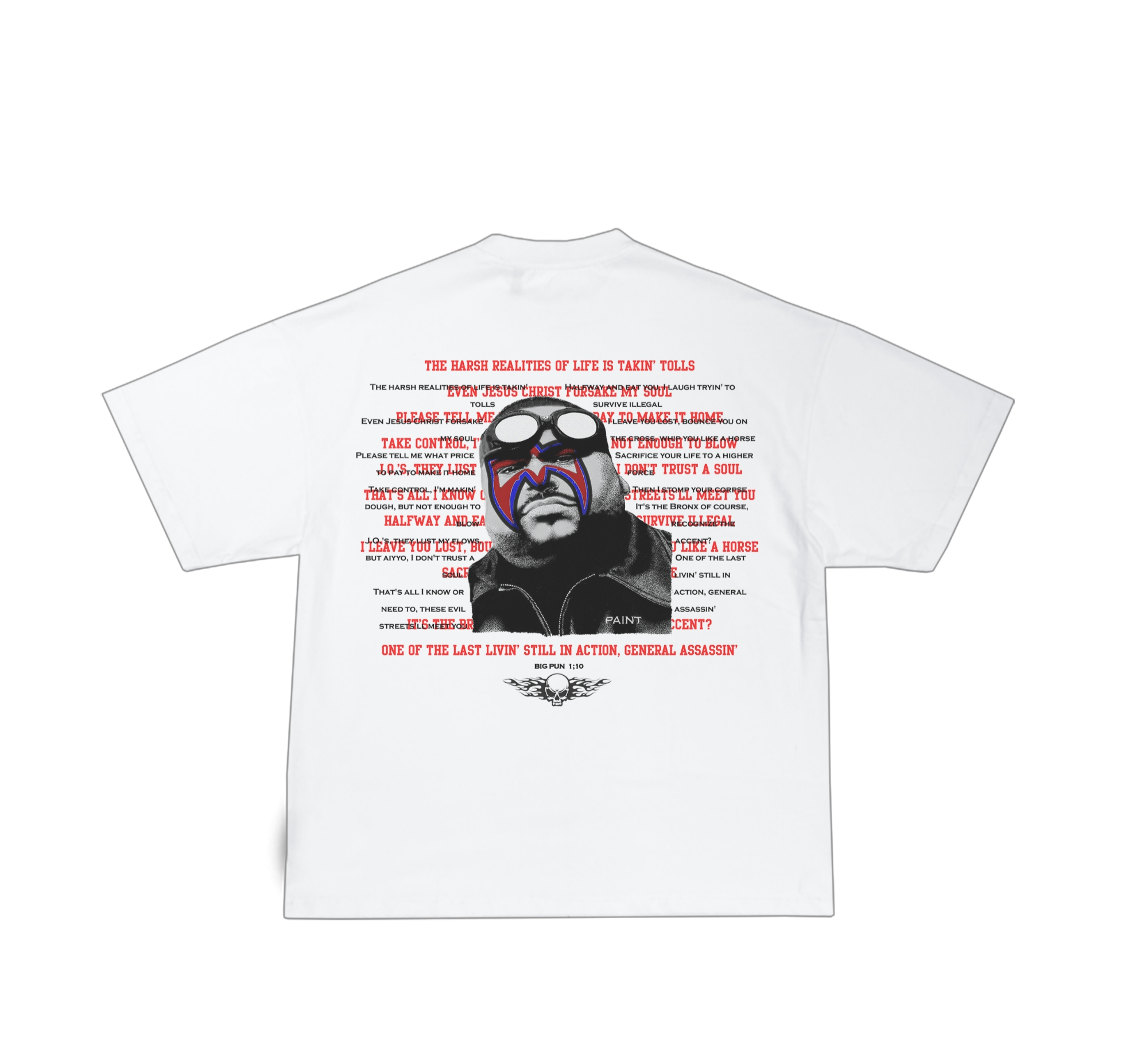 Paint ; The ultimate big pun tshirt,  wht