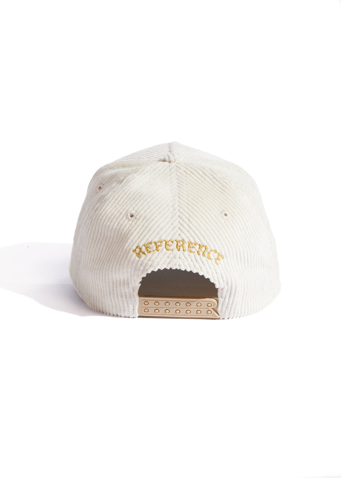 Reference ; Rapjays corduroy , cream hat