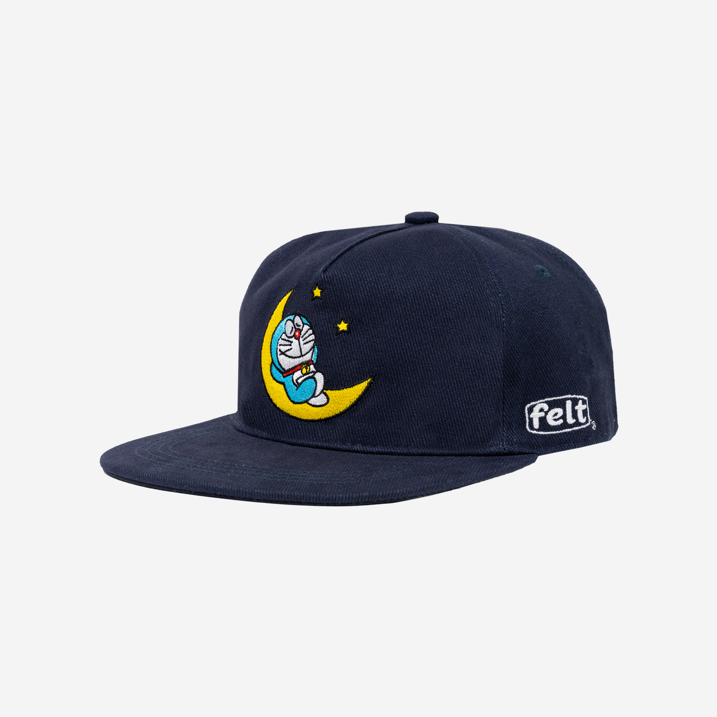 Felt x Doraemon ; Moon snapback , Navy