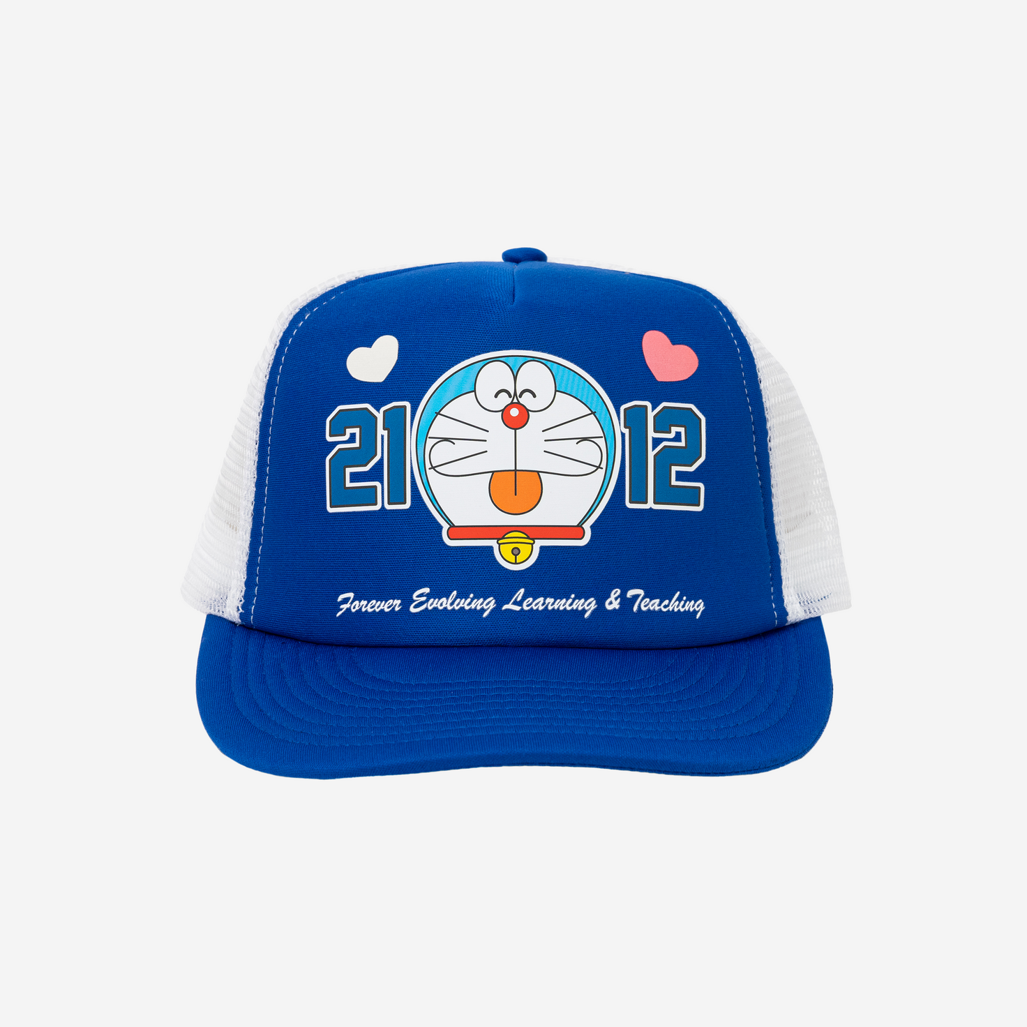 Felt x Doraemon ; 2112 Trucker cap wht royal