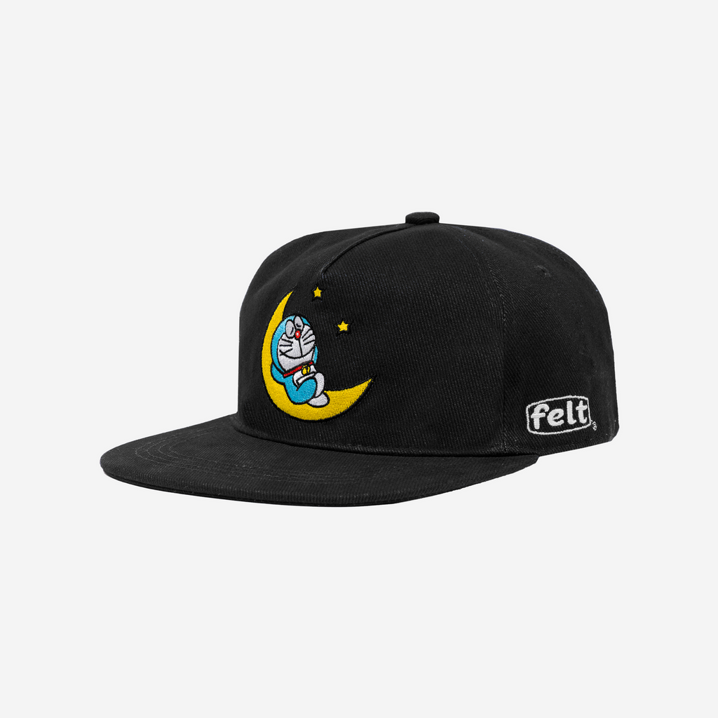 Felt x Doraemon ; Moon snapback black