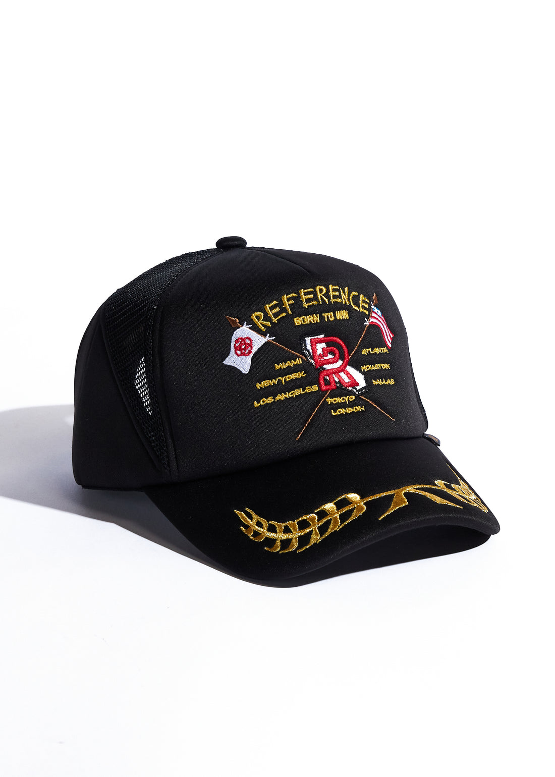 Reference Brand ; Prestige Trucker hat , blk