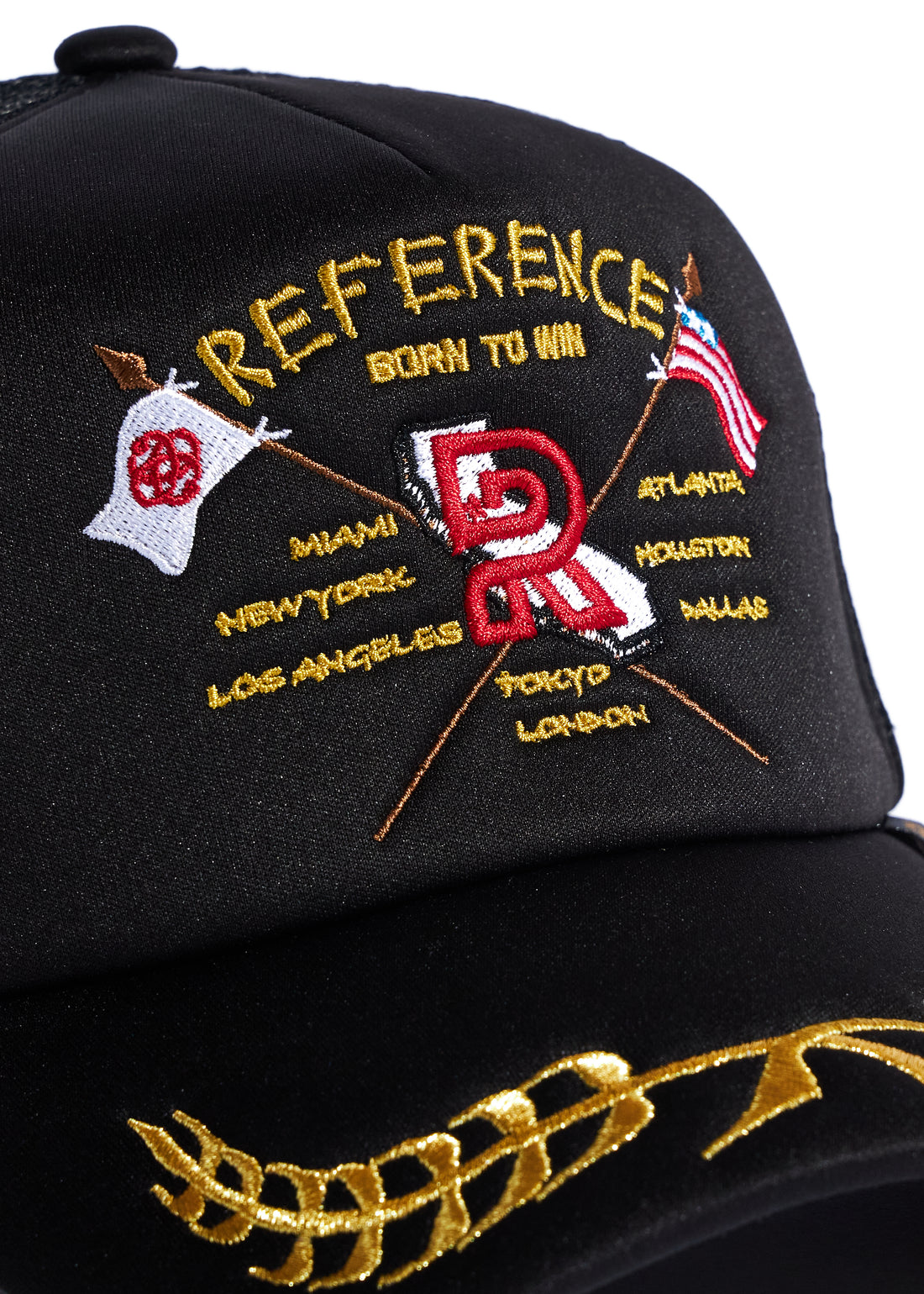 Reference Brand ; Prestige Trucker hat , blk