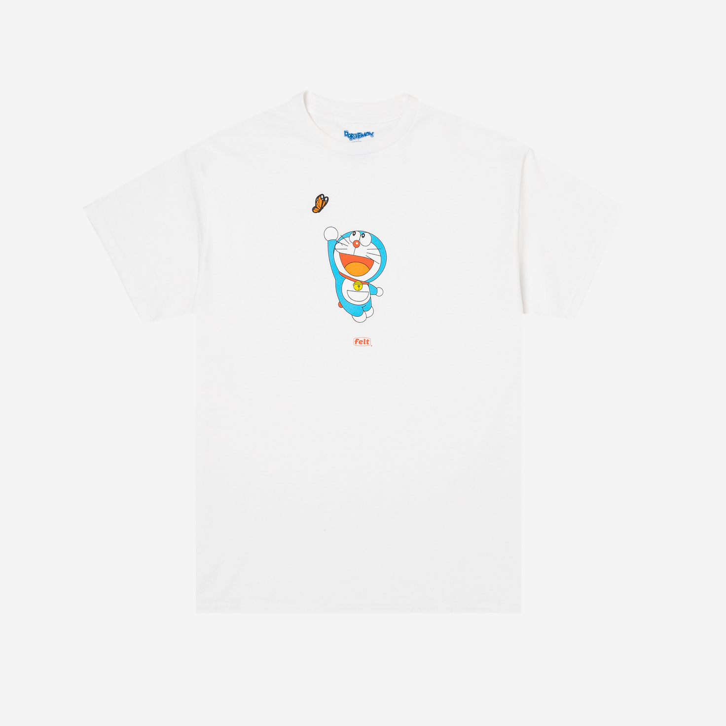 Felt x Doraemon ; Bitterfly tee , wht