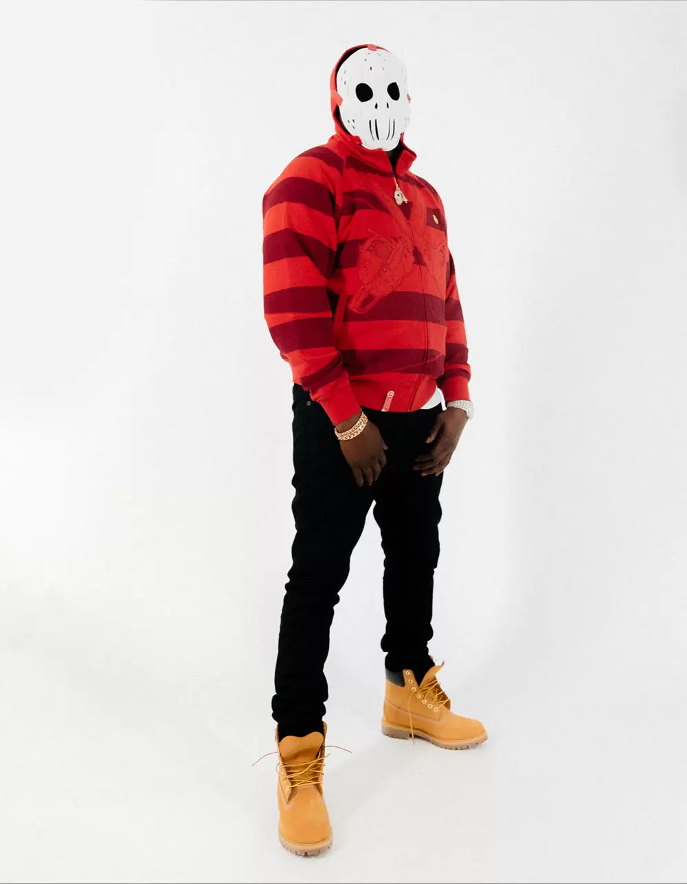 LRG ; Friday The 47th hoodie , red
