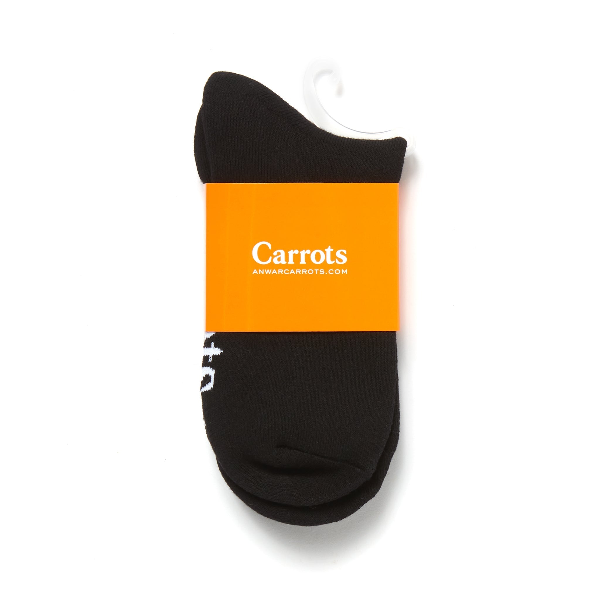 Carrots ; signerture carrot crew socks , blk