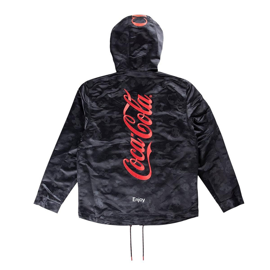 Lrg ; Coca-cola panda windbreaker jacket