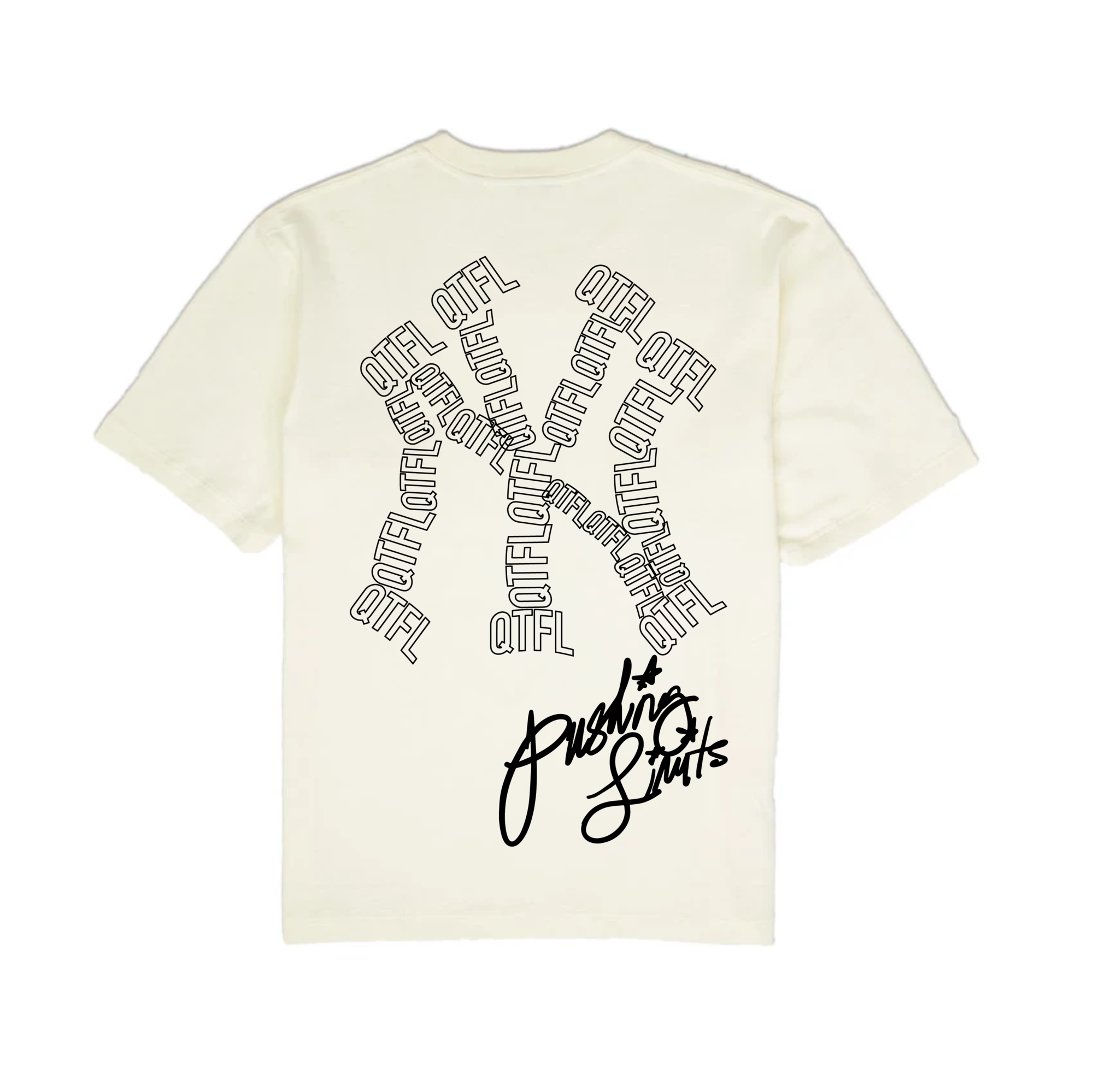 QTFL ; I ♥ NY Tshirt , cream
