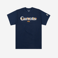 Felt x Carrots ; Wordmark tee , navy