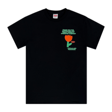 Load image into Gallery viewer, Petals and Peacocks ; Support tshirt , blk
