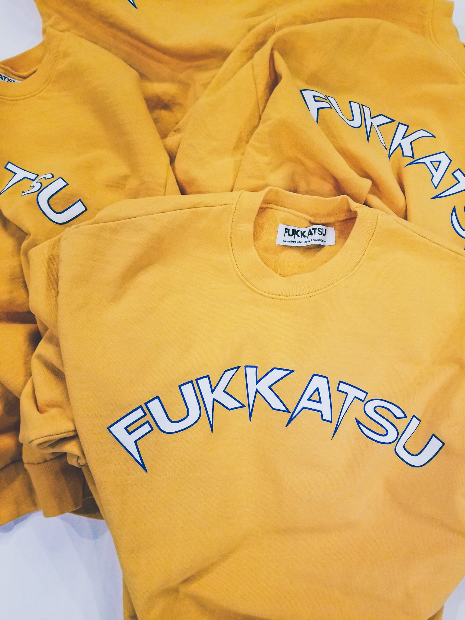 Fukkatsu ; The wilkins crewneck, marigold