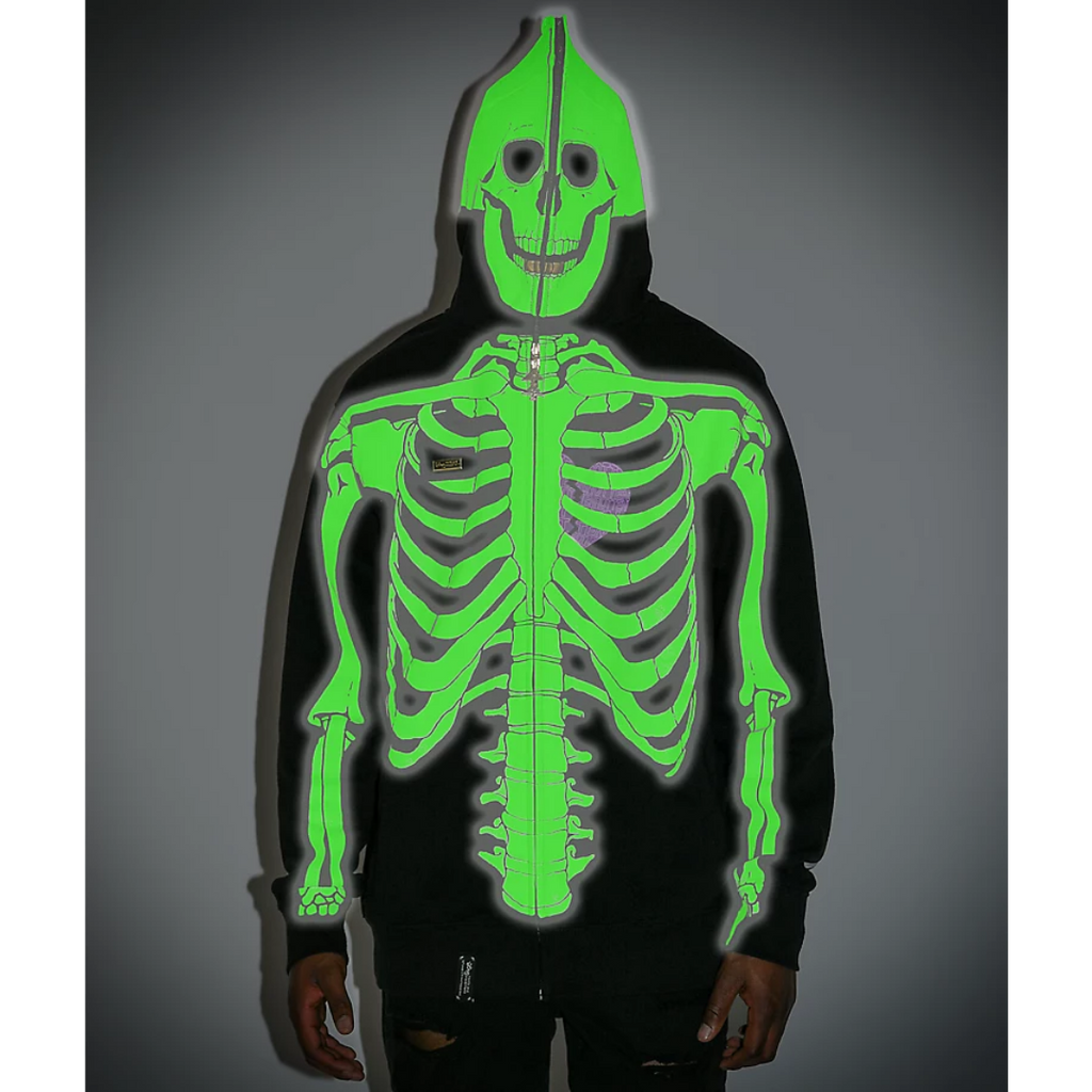 Lrg x Dead serious black full zip hoodie