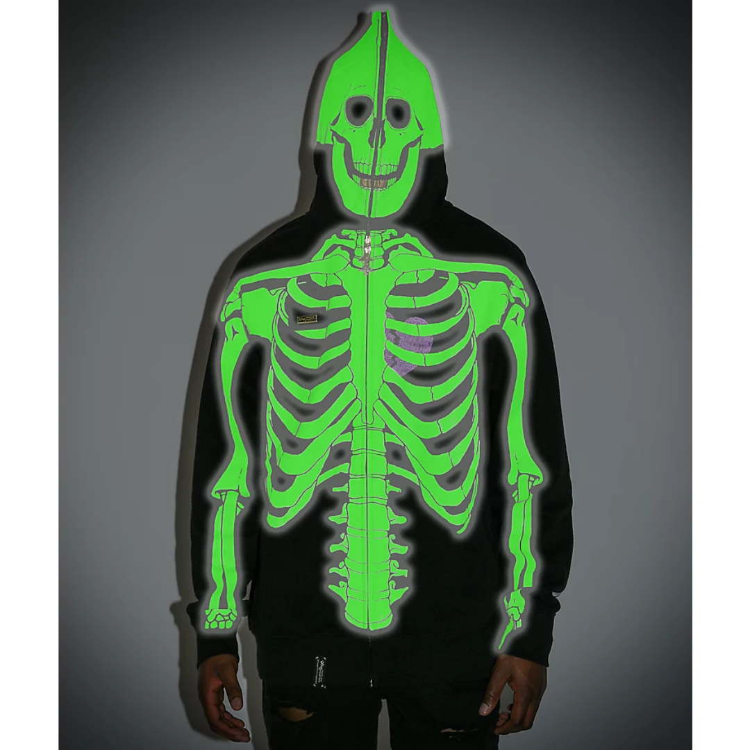 Lrg x Dead serious black full zip hoodie