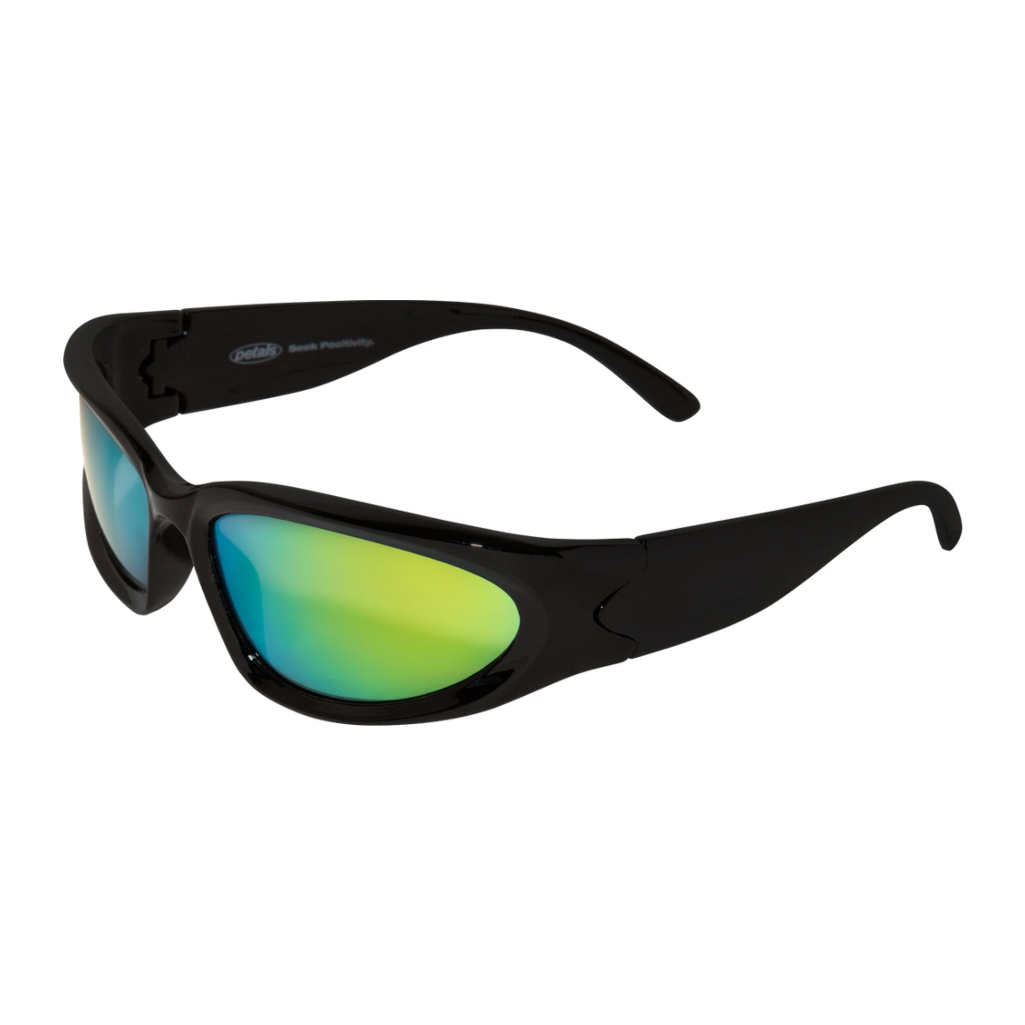 Petals and Peacocks ; Y2000 sunglasses , blk