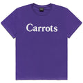 Carrots ; Wordmark tee, purple