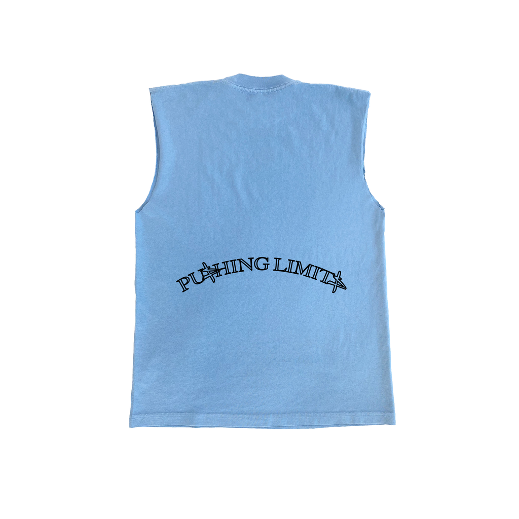 QTFL ; Skull Tank , carolina blue