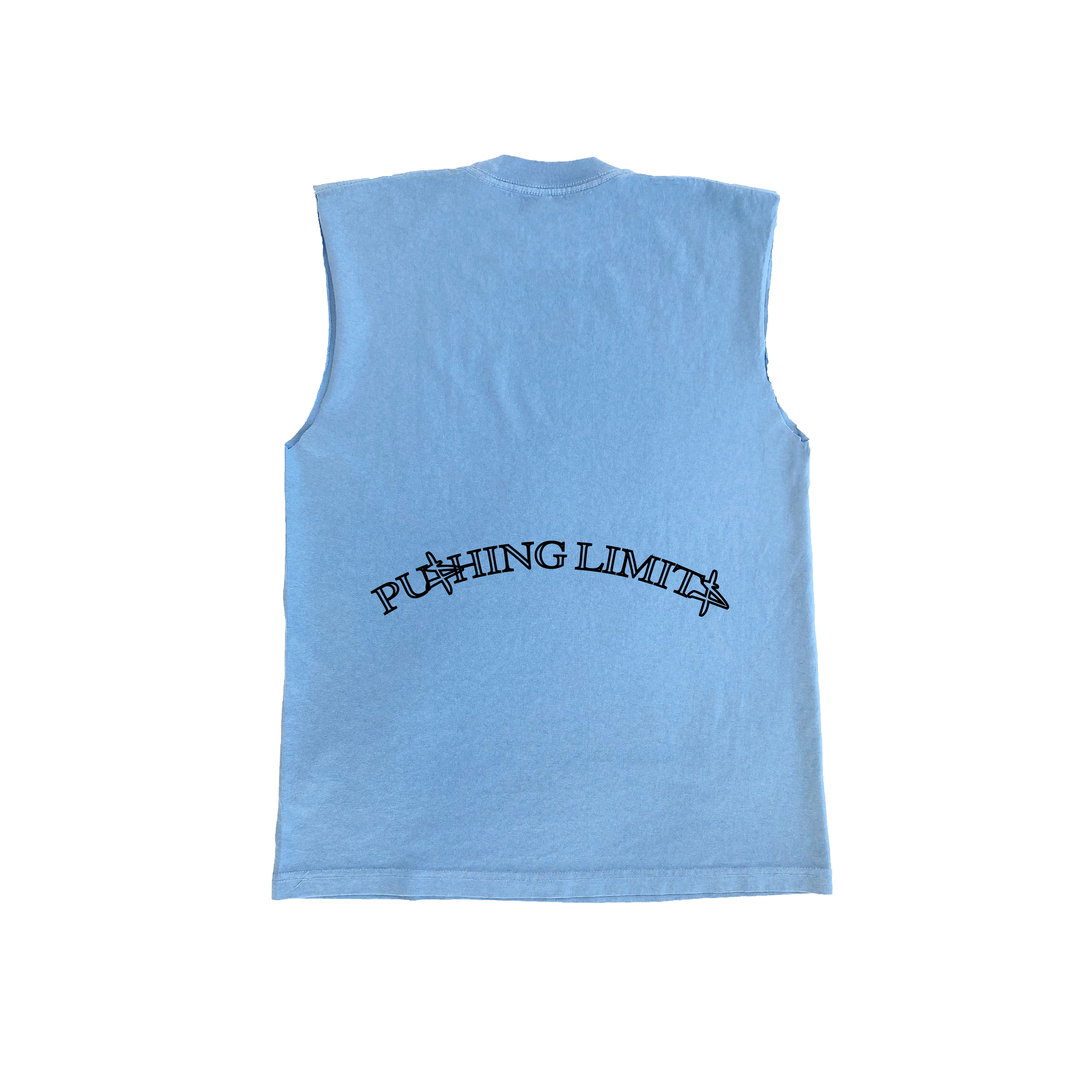 QTFL ; Skull Tank , carolina blue