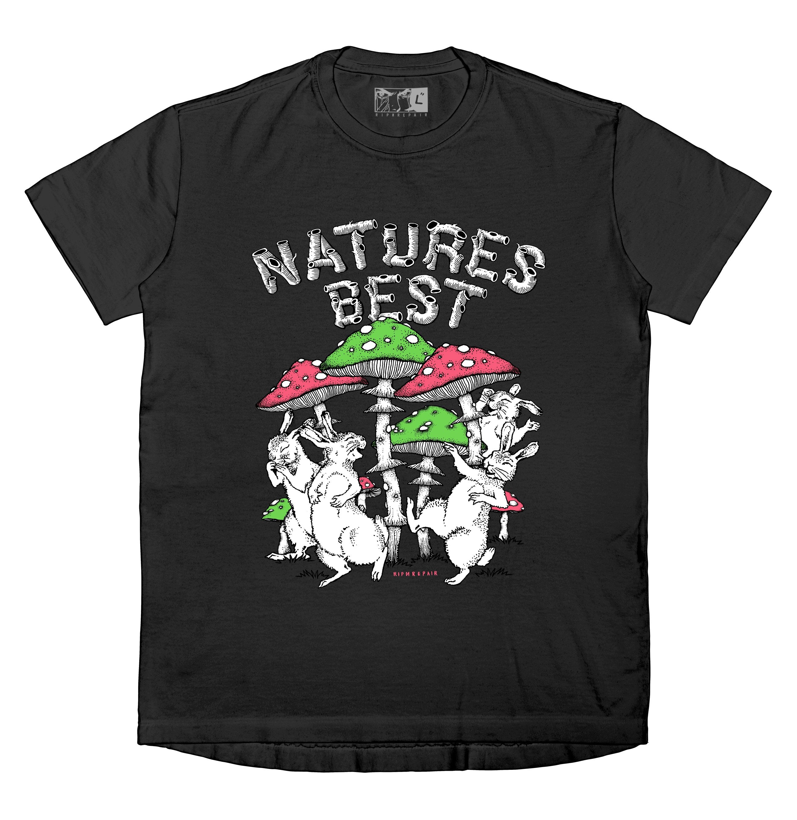 Rip n Repair ; Natures best tshirt , ( black )