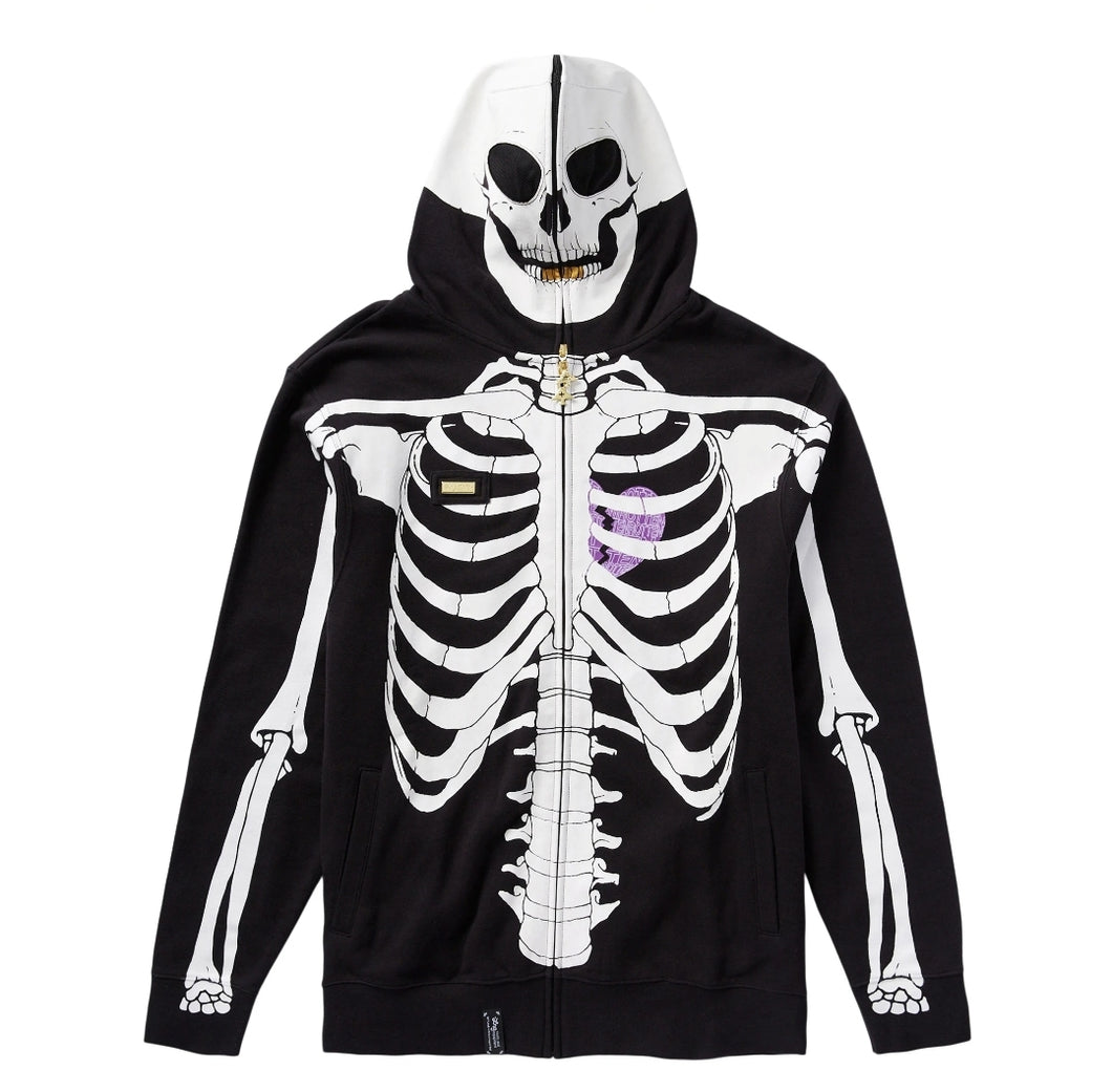 Lrg x Dead serious black full zip hoodie