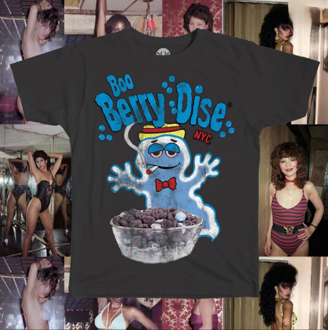 Paradis3 ; Boo-berry-dise tee , blk
