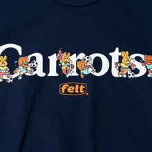 Load image into Gallery viewer, Felt x Carrots ; Wordmark tee , navy
