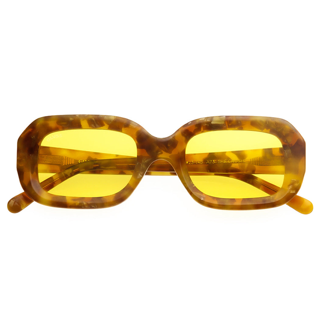 Glvss Eyewear Brand ; crush Havana yellow