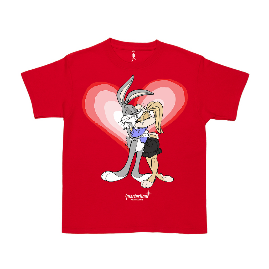 QTFL ; "WHAT'S LOVE?" Tshirt , red