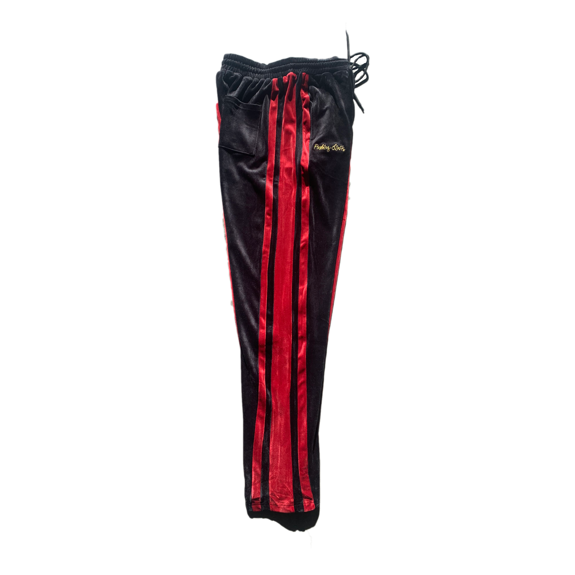 QTFL ; Velour Pants , burgundy , black