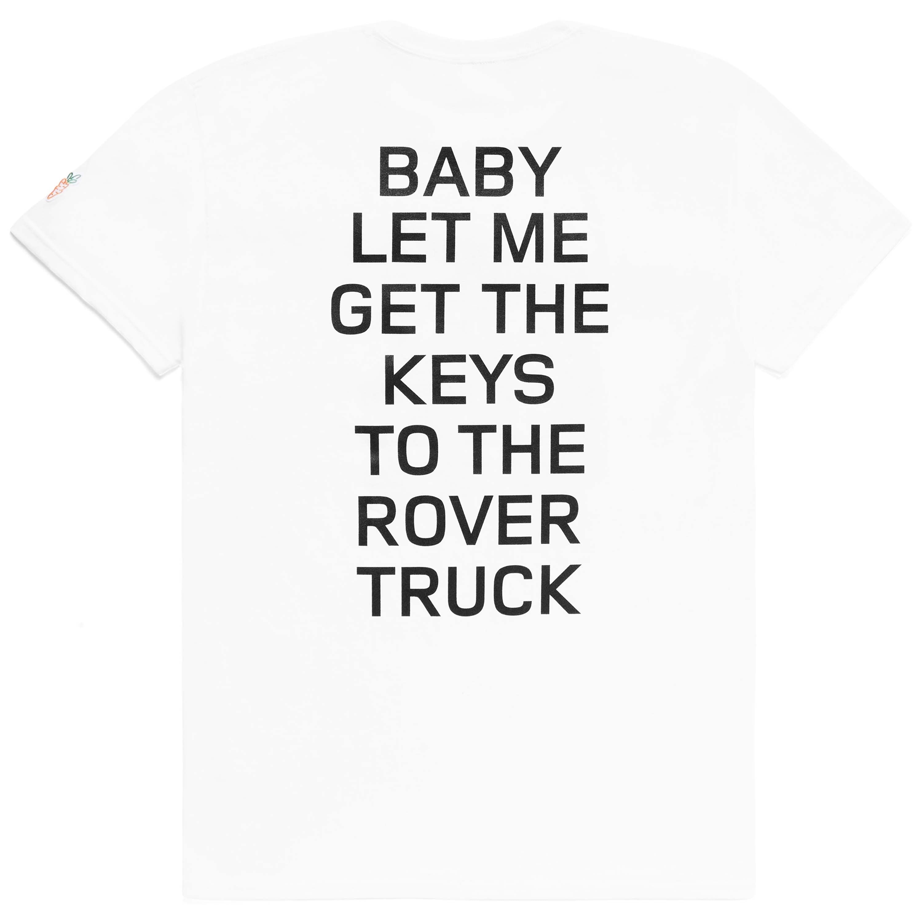 Carrots ; Rover truck tee wht